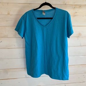 Gildan | Lot of 2 Basic V Neck Tees